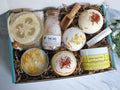 Organic Spa Gift Box, Aromatherapy Bath Bombs, Citrus Mango