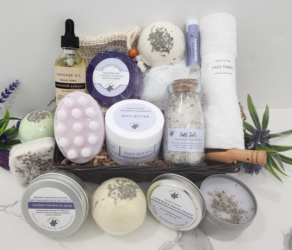Christmas Gift Basket, Spa gift basket, Home Gift for Her, Spa gift for women, Holiday Gift Basket, Spa gift box, Thinking of you