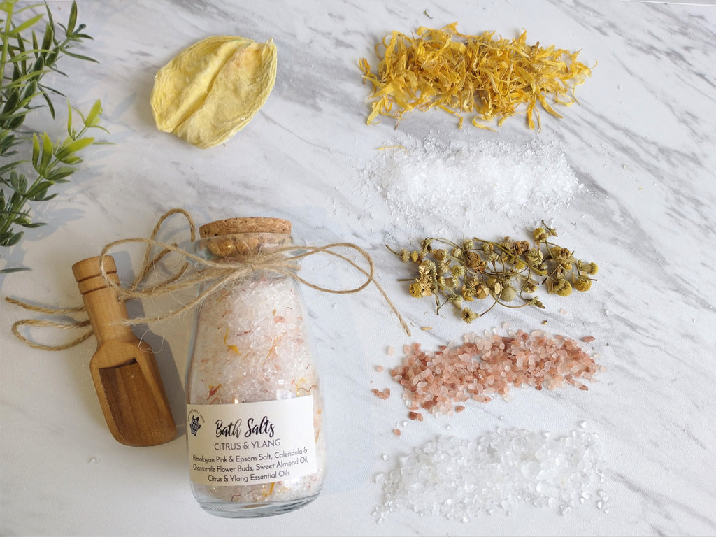 Bath Salts, Organic Bath Salt, Natural Spa Gift, Best Friend Gift, Self Care, Bridesmaid Gift, Bridal Shower, Bath Gift.
