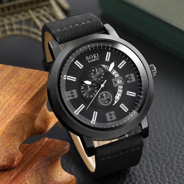 Custom Engraved Mens Watch | Personalized Anniversary, Father's Day Gift | Stylish, Luxurious & Elegant Watch, Special Occasion Gift for Him