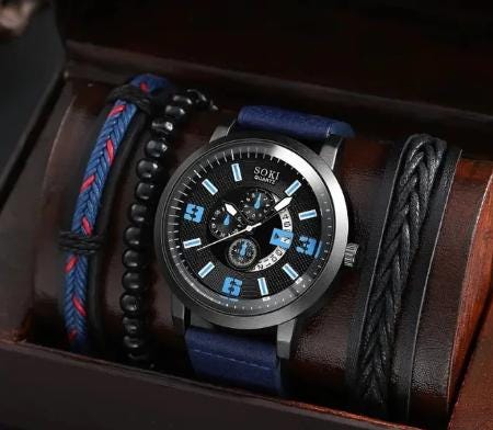 Personalized Gift Watch, Anniversary Gift for Him, Father's Day Gift, Groomsmen Watch, Men's Watch, Boyfriend Gift, Gift for Dad.
