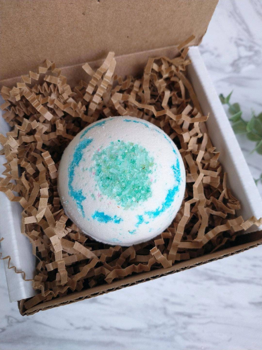 Essential Oil Bath Bomb Set, Vegan Spa Gift Box