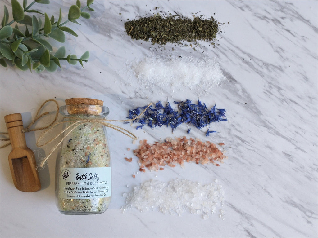 Aromatherapy Spa Gift Box, Eucalyptus Bath Bombs, Personalized Gift