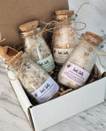 Organic Aromatherapy Bath Salts, Spa Gift Set