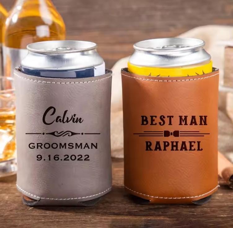 Can Cooler Custom Wedding Favor Can Coolers, Personalized Can Holders, Personalized Beer Huggers, Can Coolers, Wedding favors