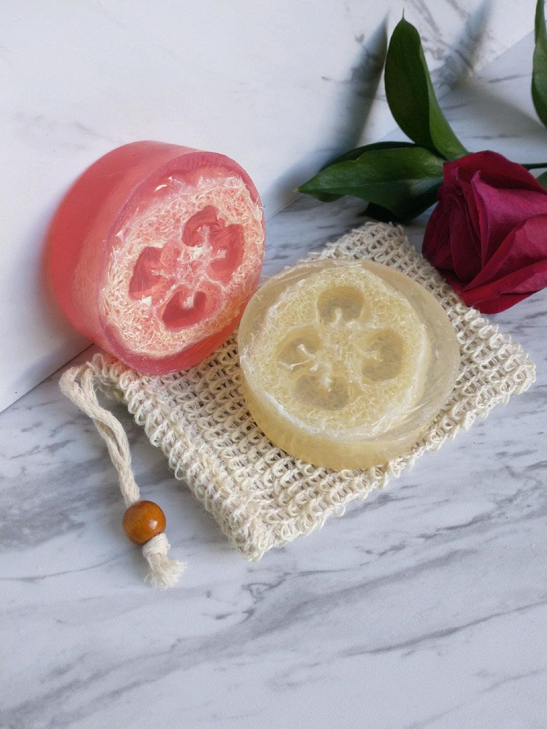 Vanilla Rose Spa Gift Box, Organic Bath Bombs & Body Butter