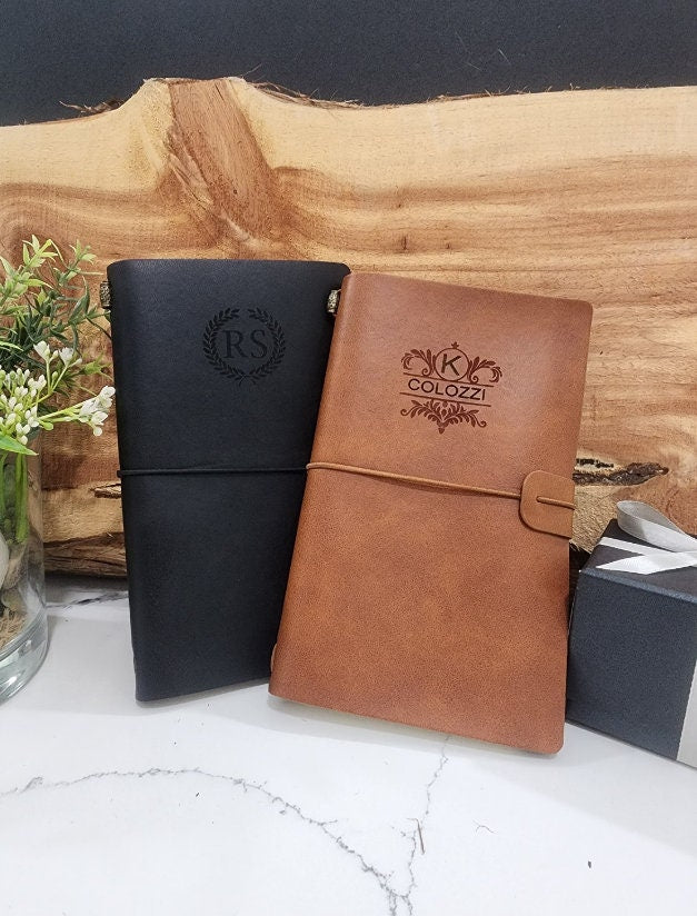 Custom Leather Journal, Personalized Leather Journal Notebook Refillable, Corporate Gifts, Personalized Notebook, , Notebook Gift.