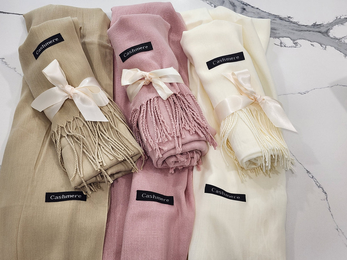 Personalized Hygge Gift Box for Her | Cozy Cashmere Blend Scarf, Notebook, Fuzzy Socks | Spa Gift Basket, Holiday Gift, Mother's Day Gift