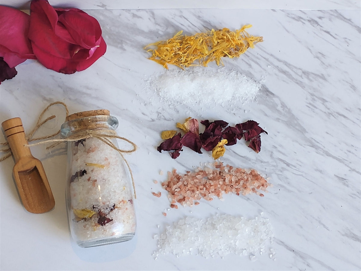 Bath Salts, Organic Bath Salt, Natural Spa Gift, Best Friend Gift, Self Care, Bridesmaid Gift, Bridal Shower, Bath Gift.