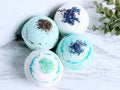 Peppermint Eucalyptus Bath Bomb, Vegan Organic Sinus Relief