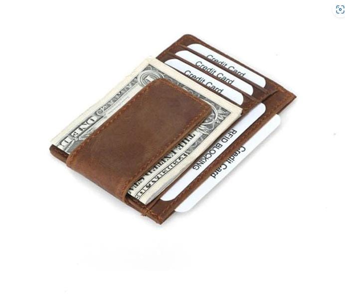Money Clip, Personalized Gift For Him, Gift for Dad, Custom Gift for Dad, Engraved Genuine Leather Wallet, Custom Wallet, Gift for Men.