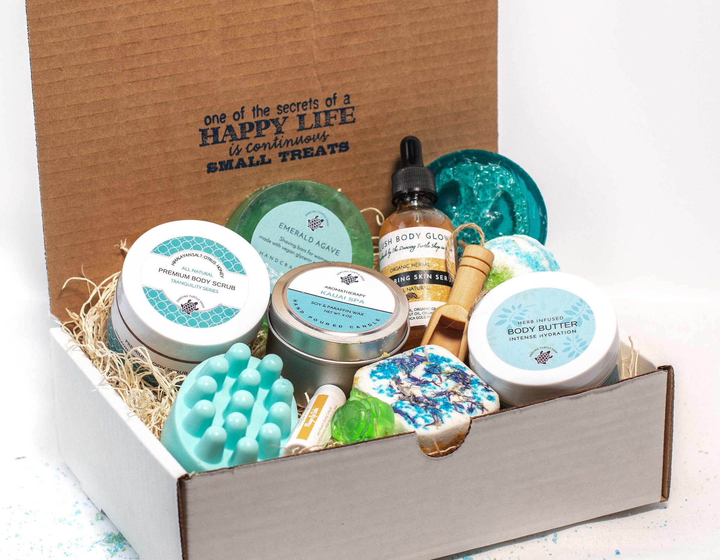 Organic Spa Gift Box, Natural Skincare, Aromatherapy Relaxation
