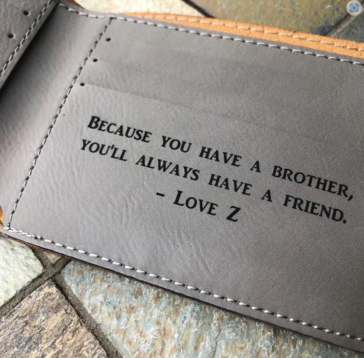 Personalized Wallet, Men Wallet, Leather Wallet, Custom Gift for Him, Father's Day Gift, Custom Wallet, Boyfriend Gift for Men, Gift for Dad