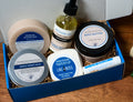 Men's Spa Gift Box, Sandalwood Body Butter, Muscle Therapy Salve
