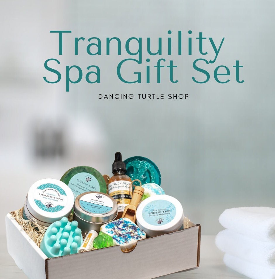 Relaxation Spa Gift Set, Natural Bath and Body, Personalized Gift Box