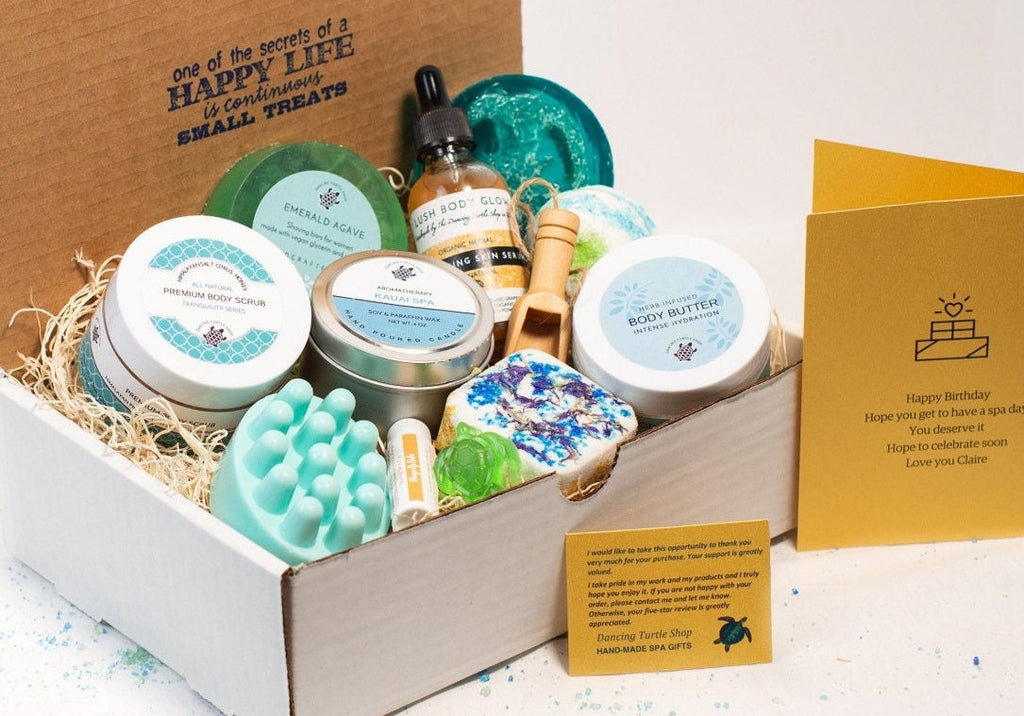 Tranquility Spa Gift Box, Natural Aromatherapy, Pampering Products