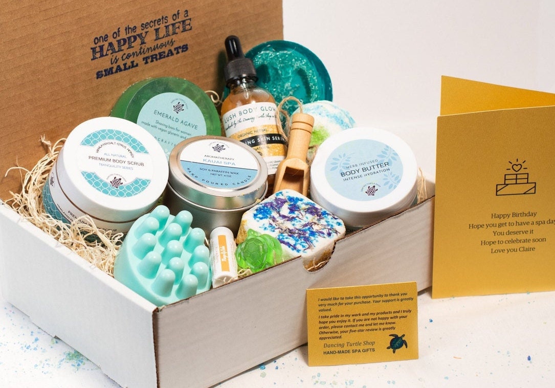 Tranquility Spa Gift Box, Natural Aromatherapy, Pampering Products