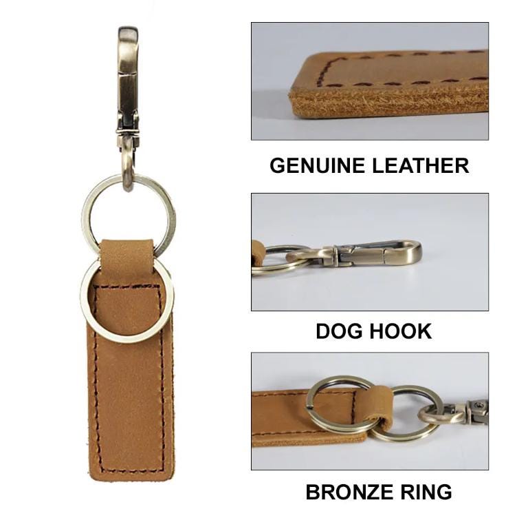 Personalized Leather Keychain, Customized Keychain, Custom Leather Key chain, Key Chain Gift, Custom Key Chain, Gift for Him, New Home Gift.