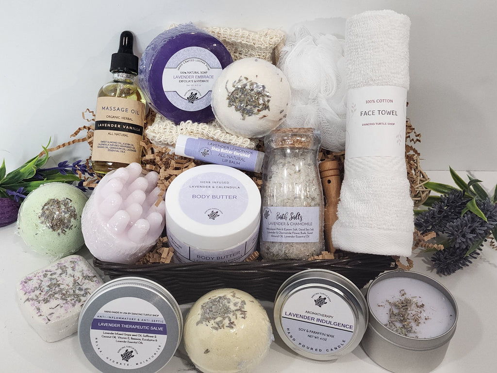 Spa Gift Basket, Birthday Gift Basket, Home Gift for Her, Spa gift for women, Spa gift basket, Spa gift box, Thinking of you