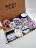 Lavender Spa Gift Box, Natural Aromatherapy, Personalized Spa Set
