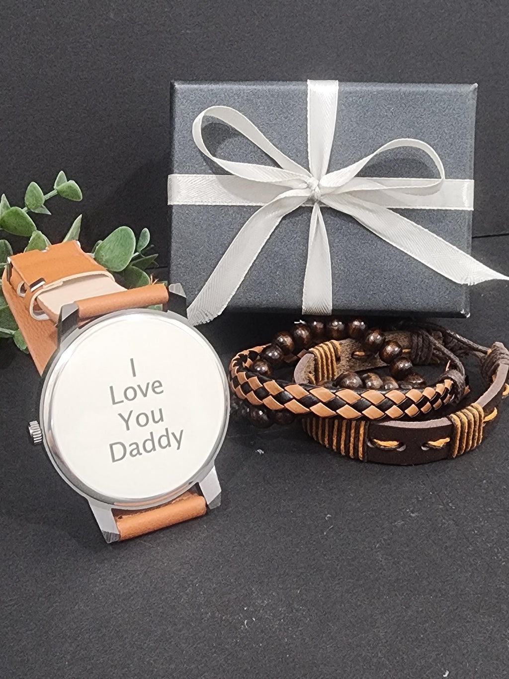 Custom Engraved Mens Watch | Personalized Anniversary, Father's Day Gift | Stylish, Luxurious & Elegant Watch, Special Occasion Gift for Him