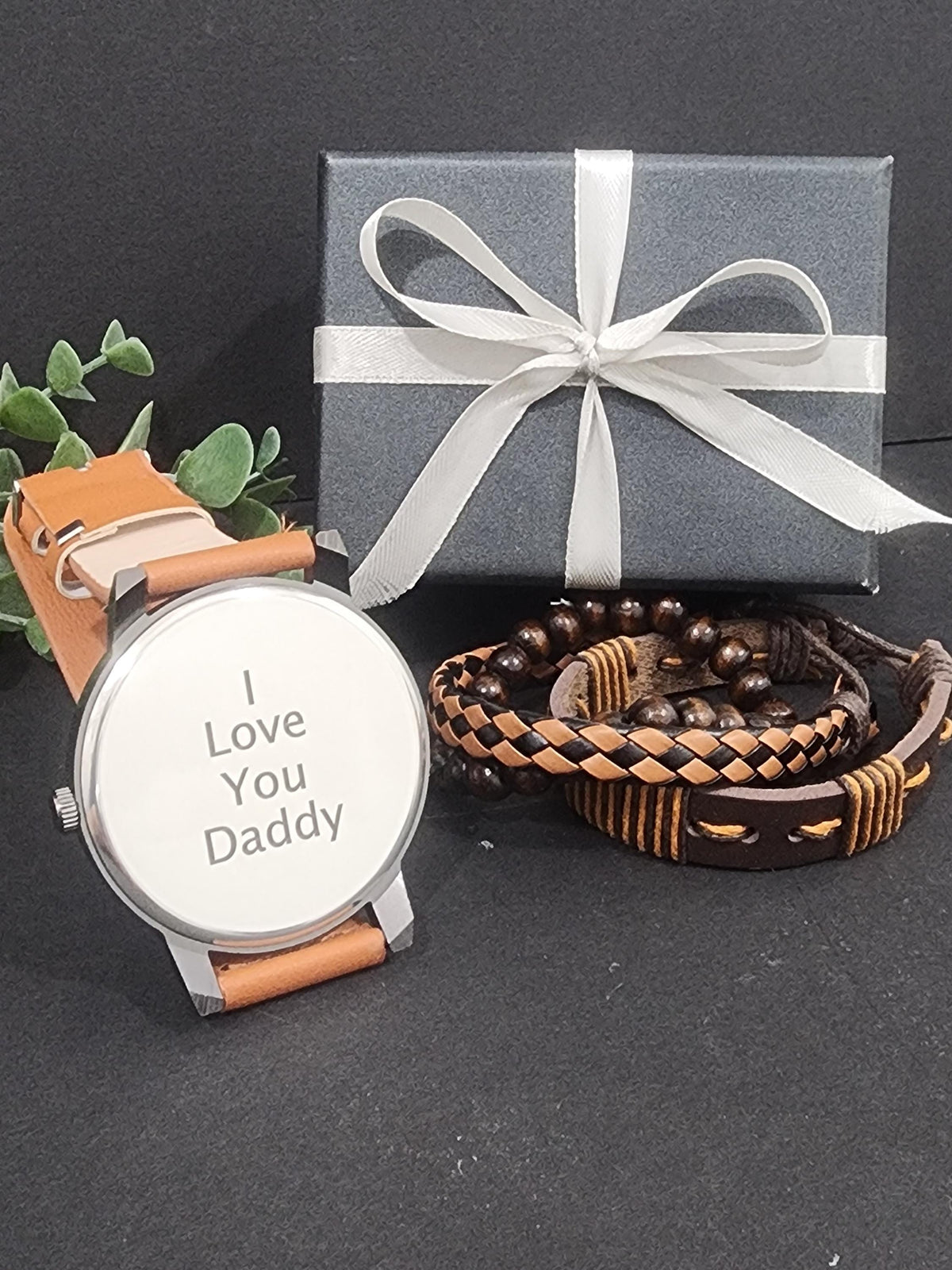 Custom Engraved Mens Watch | Personalized Anniversary, Father's Day Gift | Stylish, Luxurious & Elegant Watch, Special Occasion Gift for Him