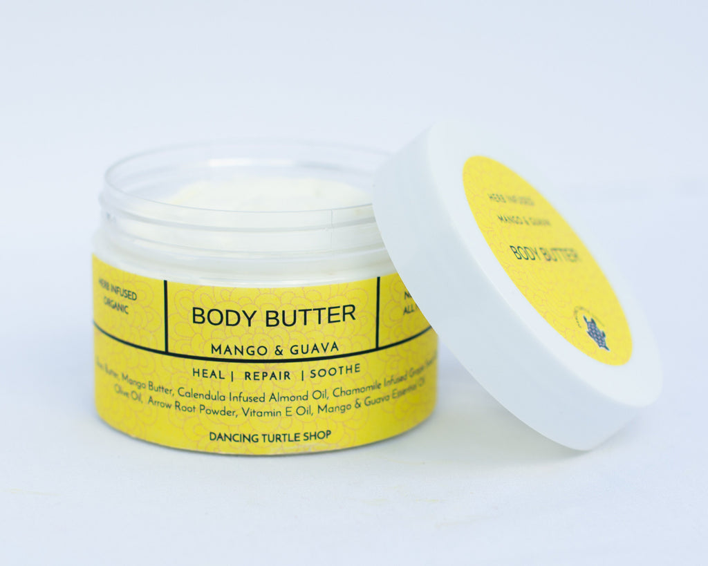 Champagne Cashmere Herb Infused Body Butter, Organic Shea Cocoa Butter