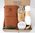 Spa Gift Set for Men | Custom Engraved Man Care Box, Holiday, Christmas and Special Occasions Gift | Self Relaxation & Grooming Kit for Him