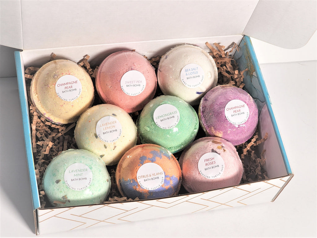 Aromatherapy Bath Bombs Gift Set, Essential Oils, Mother's Day Gift
