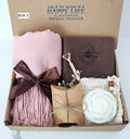 Personalized Spa Gift Box for Women | Hygge Self Care Package, Birthday Gift for Her | Mother's Day Gift with Cozy Scarf and Aromatherapy