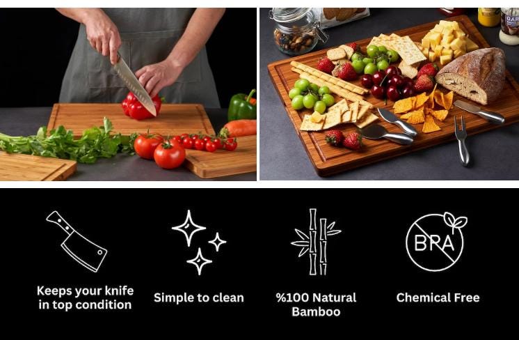 Personalized Cutting Board, Engraved Wedding Gift, Bamboo Charcuterie Board, Engagement Gift, Housewarming Gift, Dining and Serving Gift